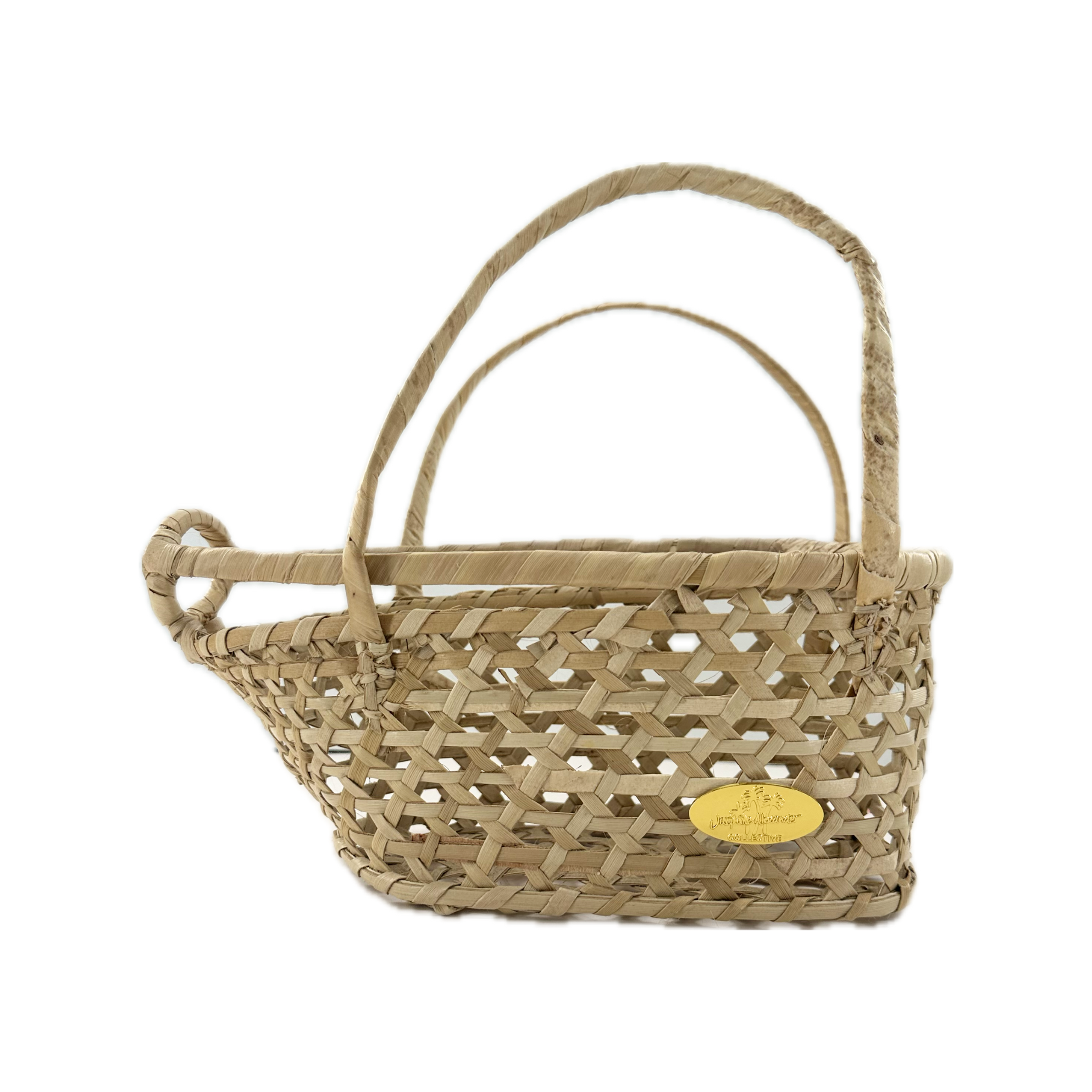 Handwoven Straw Wine deals Basket